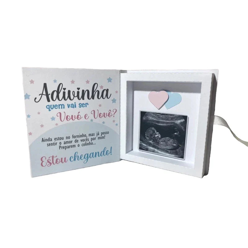 Caixa para anunciar a gravidez para vovó e vovô (12x13)