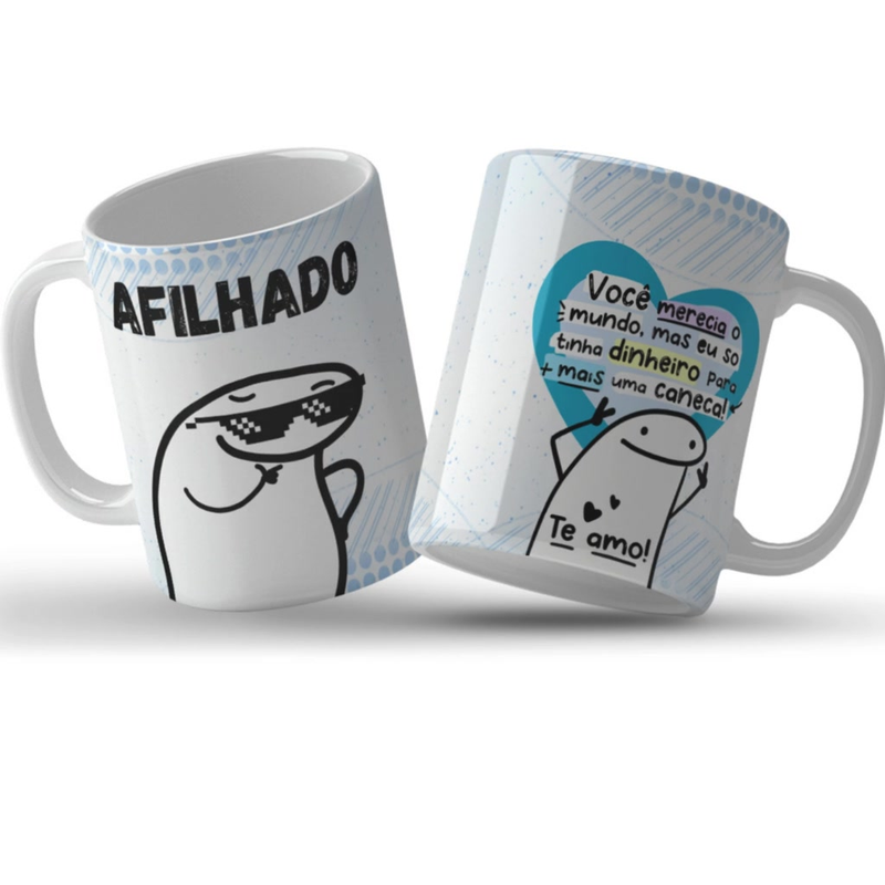 Caneca Para Tio Titio Flork Meme Personalizada - Você Merecia o Mundo