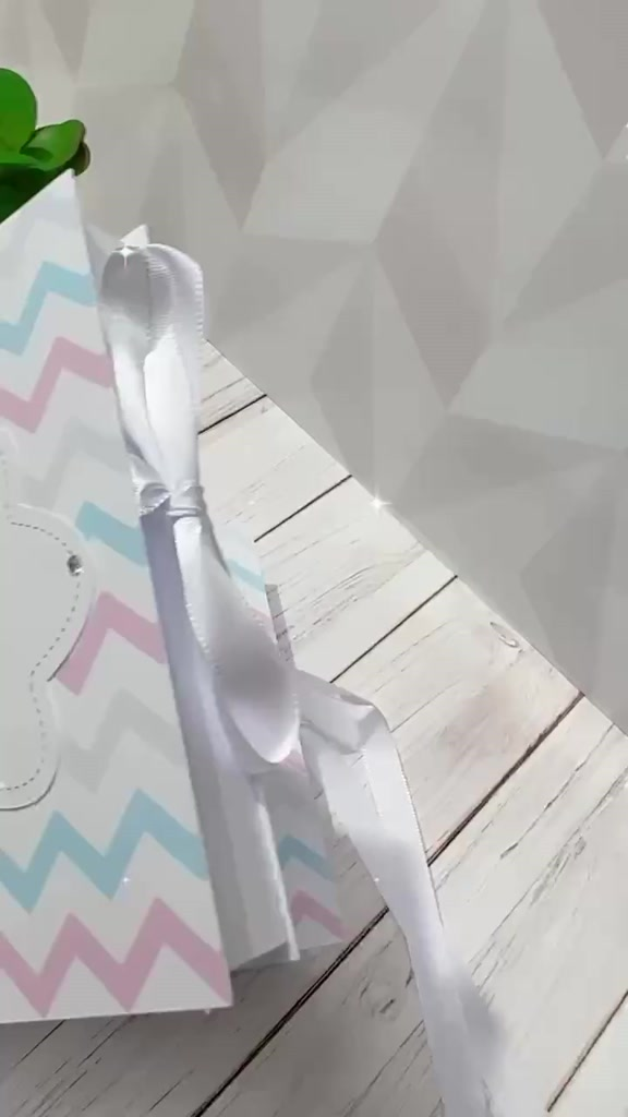 Caixa para anunciar a gravidez para vovó e vovô (12x13)