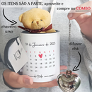 A ORIGINAL Caneca Namorados Calendario Personalizada com Foto e Data