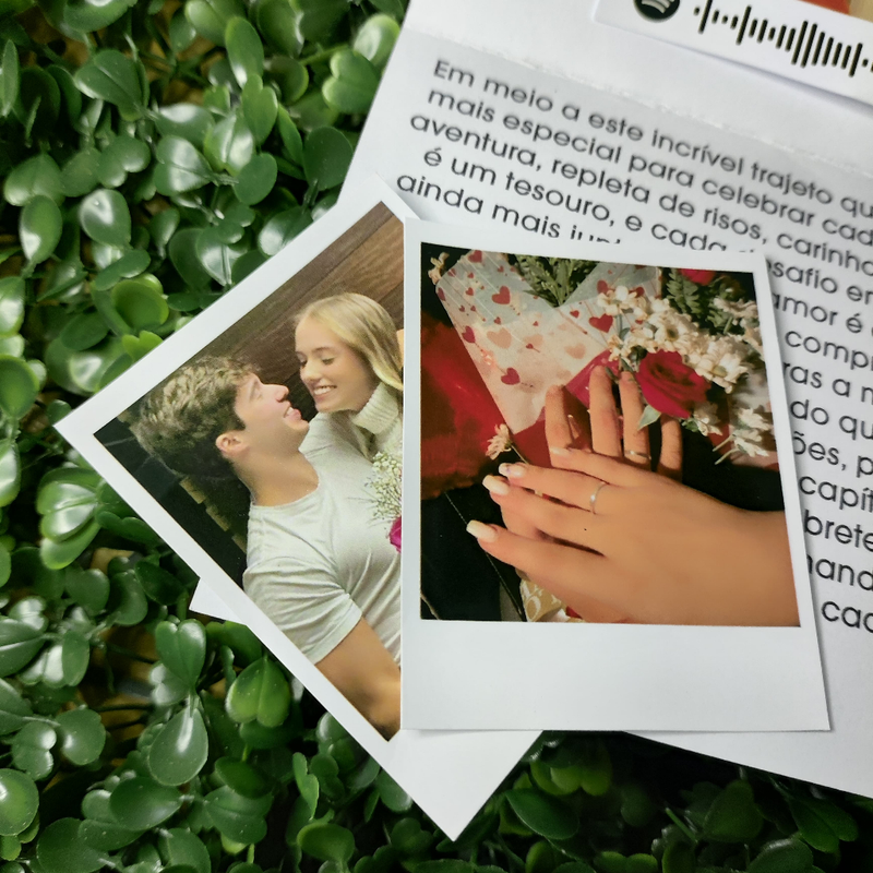 Carta Personalizada Data Especial + 2 Fotos