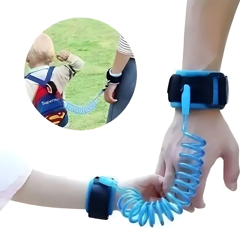 Pulseira Bracelete Guia Segurança Infantil Passeio Pais E Filhos Criança Bebê