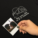 Camiseta com Bordado de Foto do Casal – Presente Criativo para Namorados