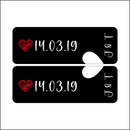 Par de Chaveiros Personalizados