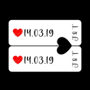 Par de Chaveiros Personalizados