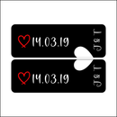 Par de Chaveiros Personalizados