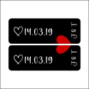 Par de Chaveiros Personalizados