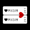 Par de Chaveiros Personalizados