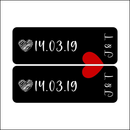 Par de Chaveiros Personalizados