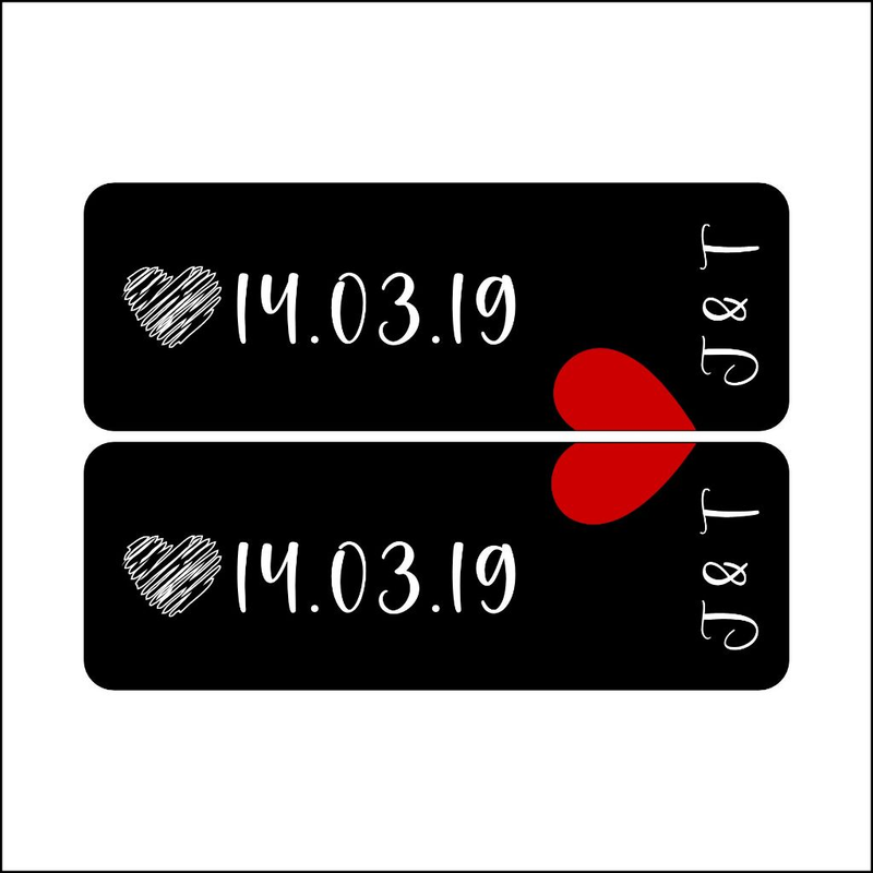 Par de Chaveiros Personalizados