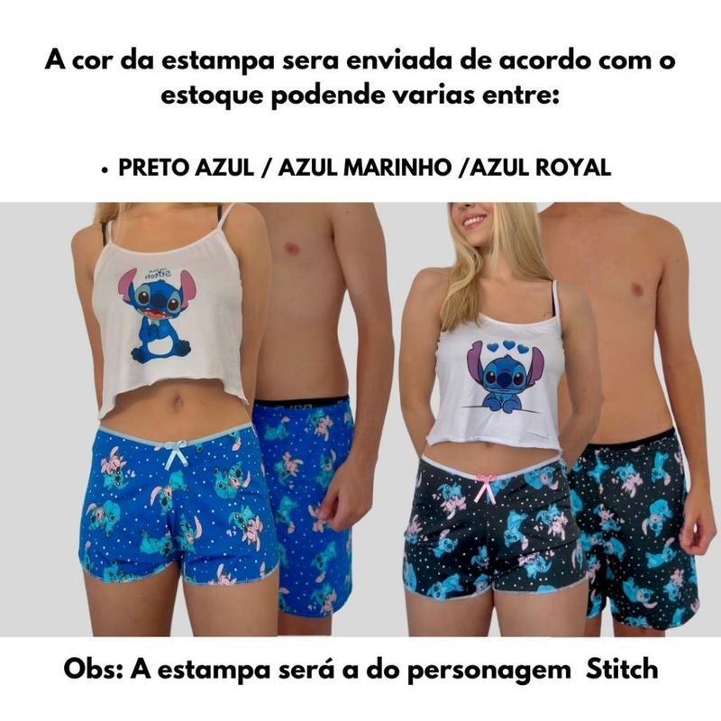 Kit Pijama Casal Samba Baby Doll