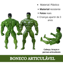 Brinquedo Infantil Kit 6 Bonecos Personagens Articuláveis 30cm Presente Dia Das Crianças Coleção Completa