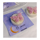 Kit 100 Velas Perfumada Personalizada 15 anos, Formatura , Visita da maternidade , Datas comemorativas