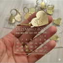 kit 10 chaveiros de acrílico - Lembrancinha para casamentos e datas comemorativas