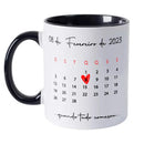 A ORIGINAL Caneca Namorados Calendario Personalizada com Foto e Data