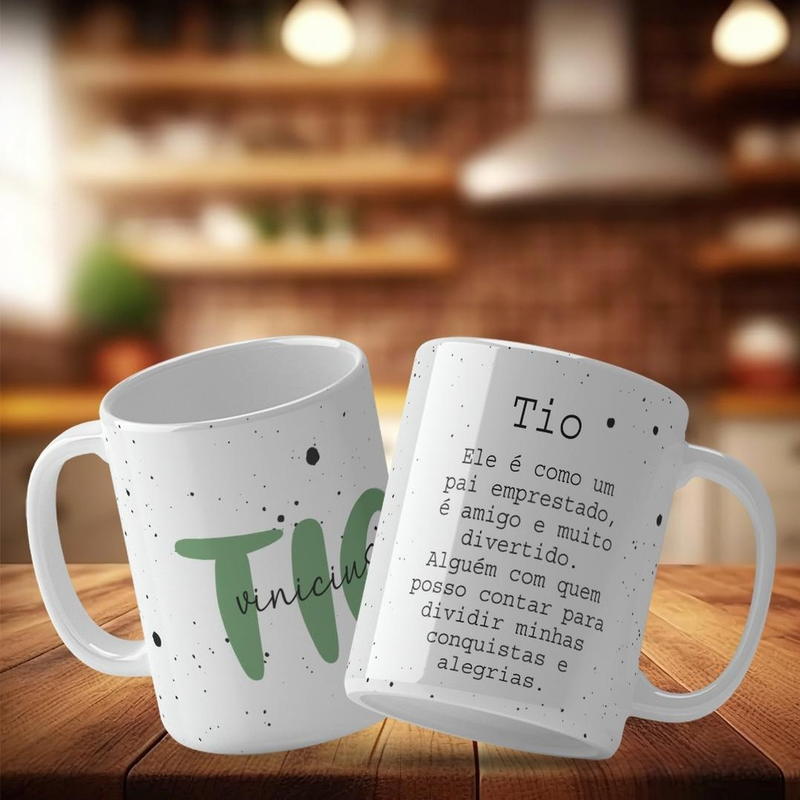Caneca Personalizada Para Tio Com Nome