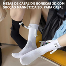 Meias Amantes De Casal Com Magnéticas Mãos Fofo Presente Natal Aniversário Dia Dos Namorados