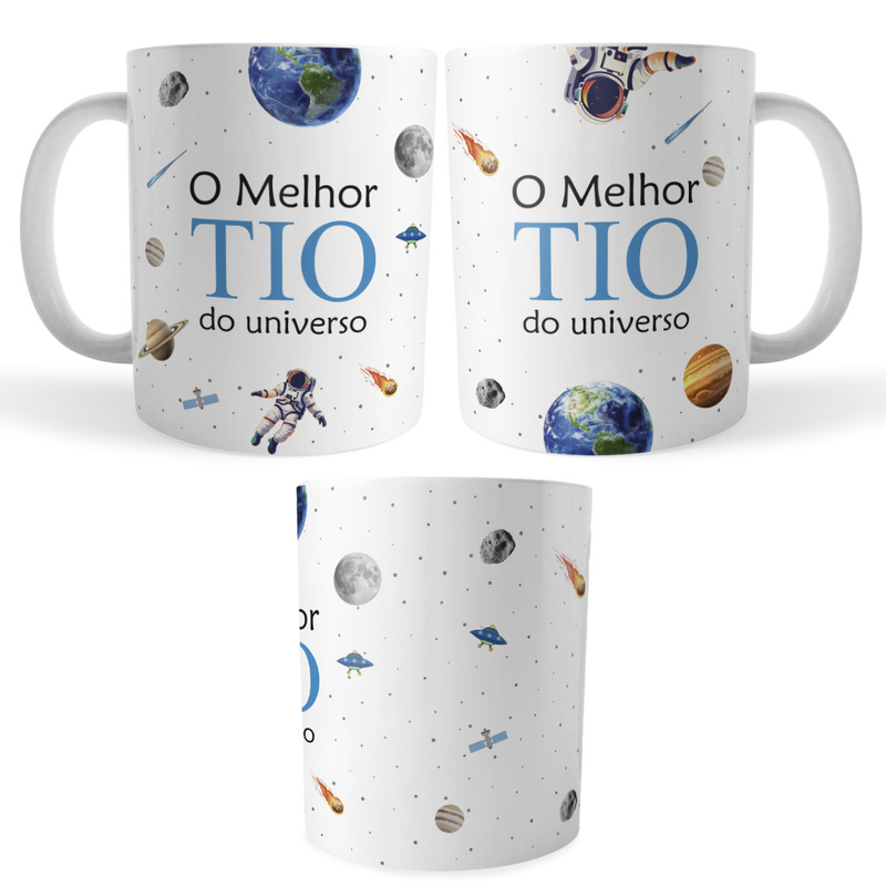 Caneca Melhor Tio do Universo – Presente Criativo para Tios