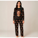 Conjunto de Pijama Estampado Personalizado para Casal
