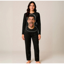 Conjunto de Pijama Estampado Personalizado para Casal